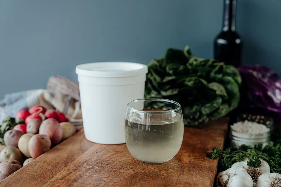 Image of Beef Marrow Bone Broth - 2 lb Pail