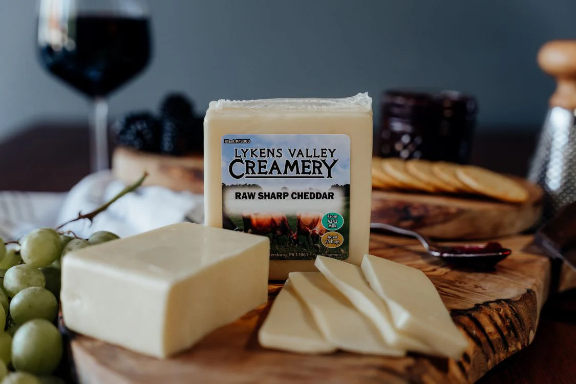 Image of Raw Grass-Fed Sharp Cheddar Cheese - 10.5 oz