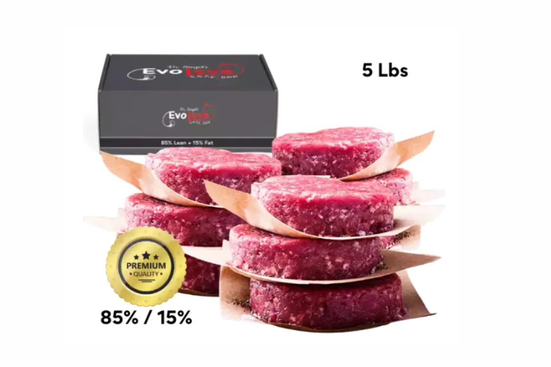 Image of 5 lbs - 10 (8 oz) Frozen Raw Patties - 85/15 