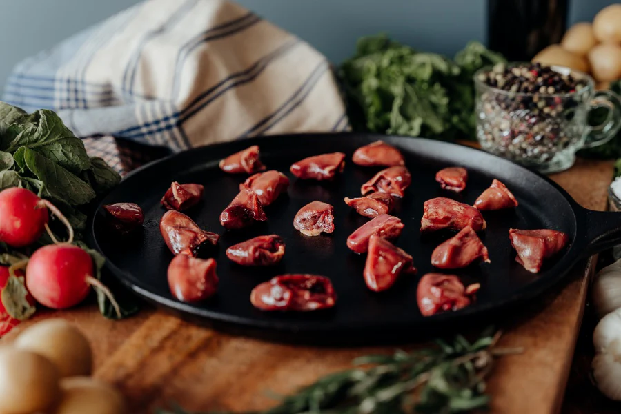 Image of Pasture-raised Chicken Hearts  - 1 lb