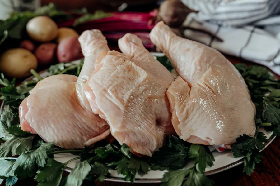 Image of Pasture-raised Chicken Leg Quarters - 5 lbs.