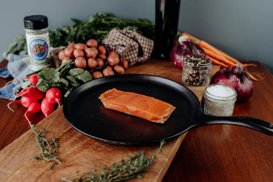 Image of Wild-Caught Alaskan King Salmon - 6 oz