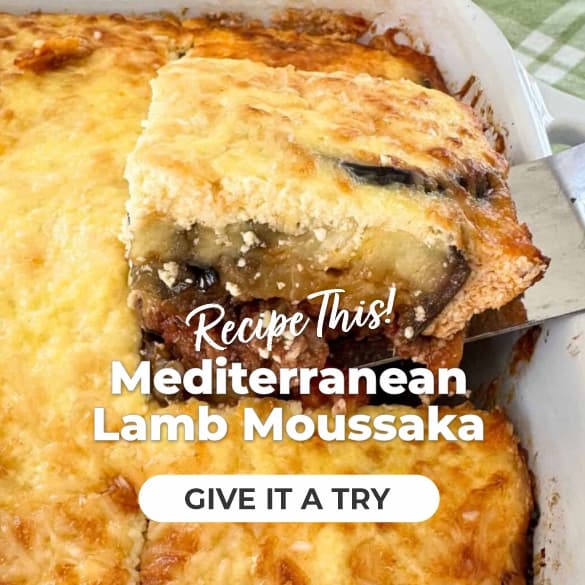 Gwen Wolken, lamb moussaka
