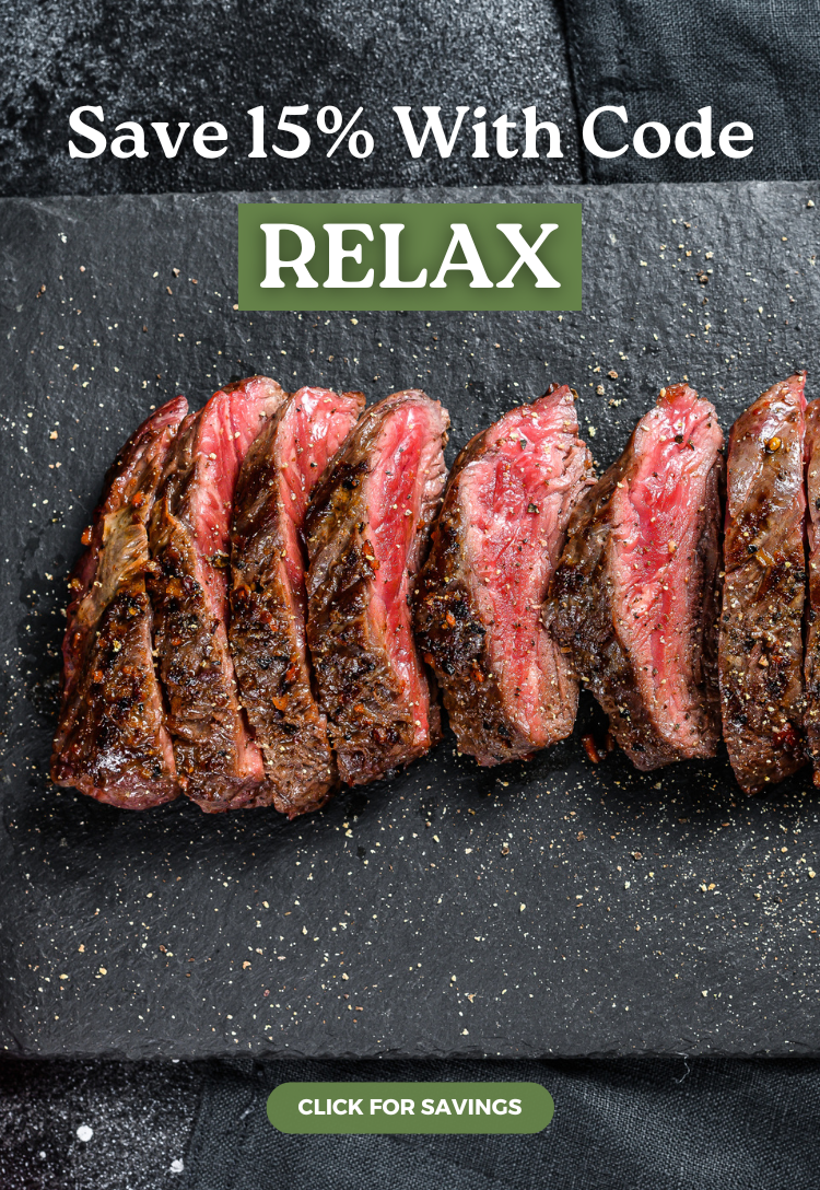 sliced steak