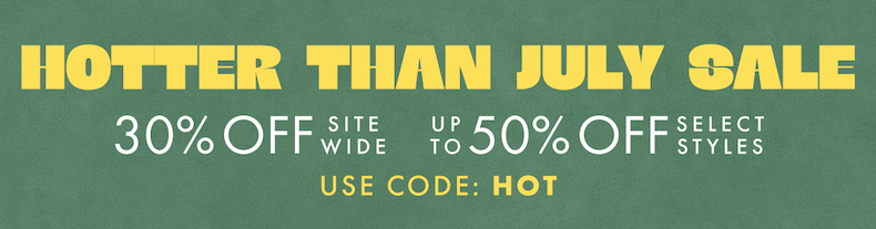 Hotter Than July Sale