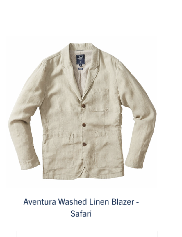AVENTURA WASHED LINEN BLAZER