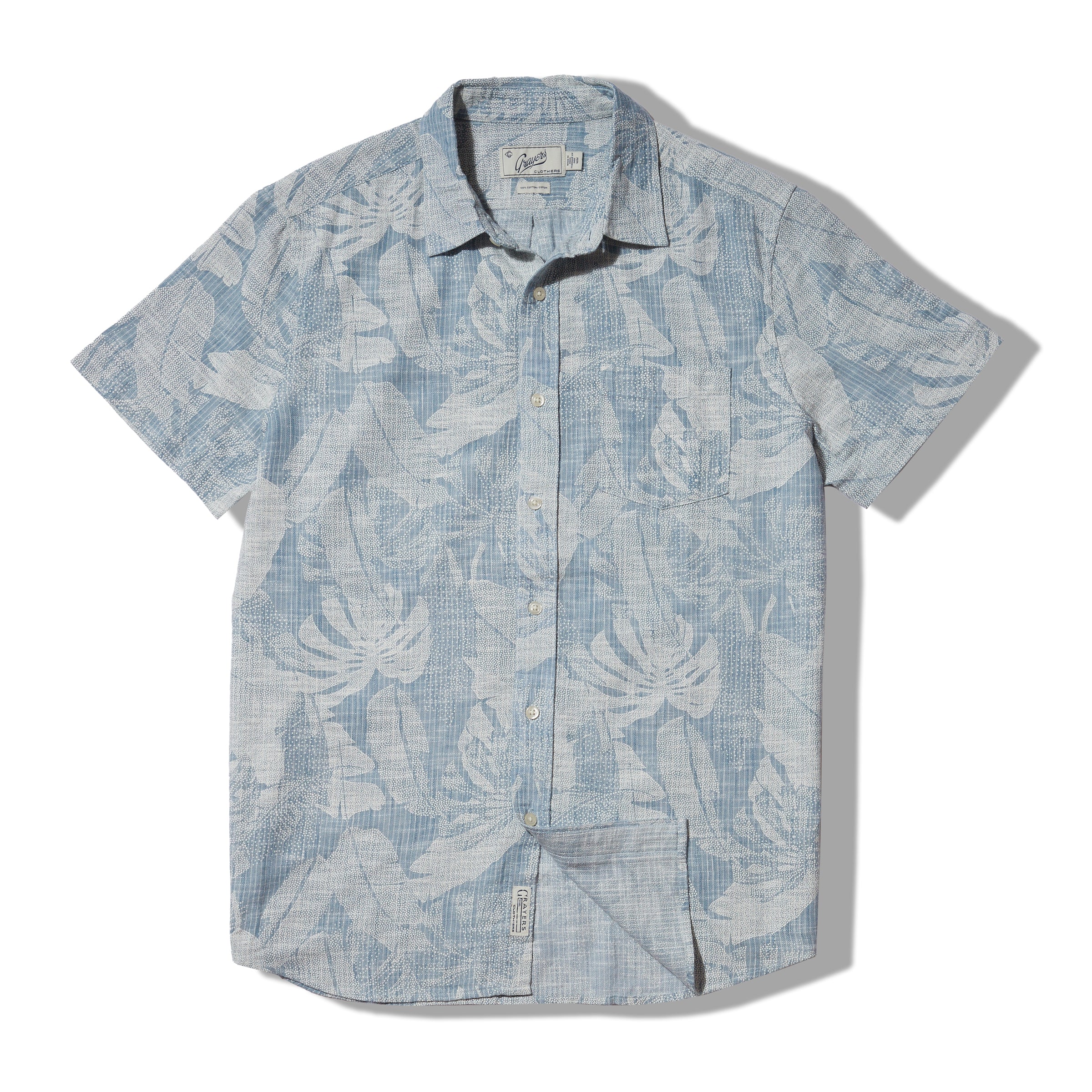 Image of Madras Cottage Loom Printed Shirt - Mr. Chow Print