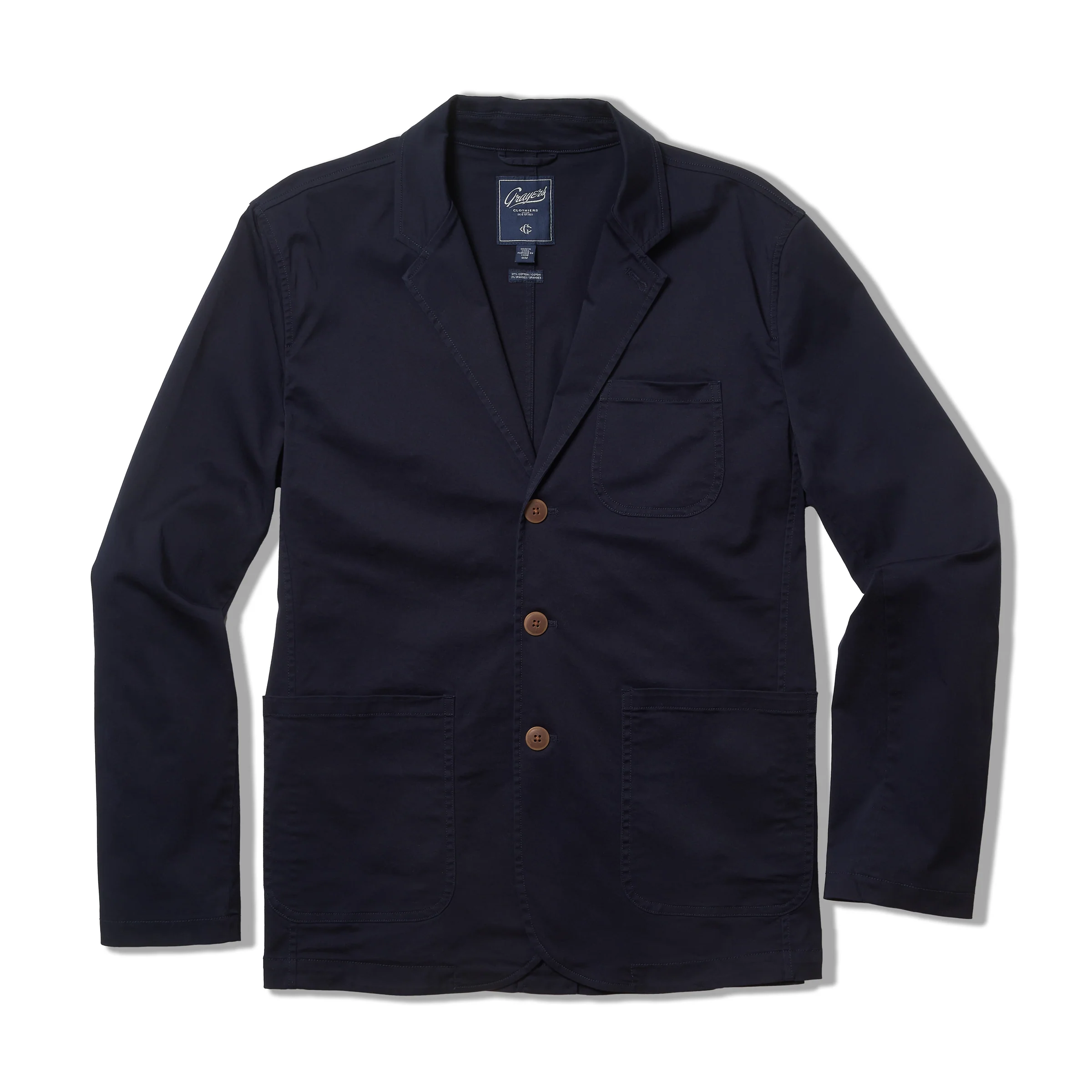 Image of Thompson Flex Stretch Blazer - Dark Navy