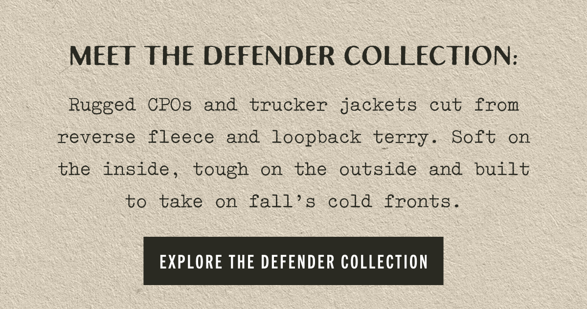 Meet the defender collection 