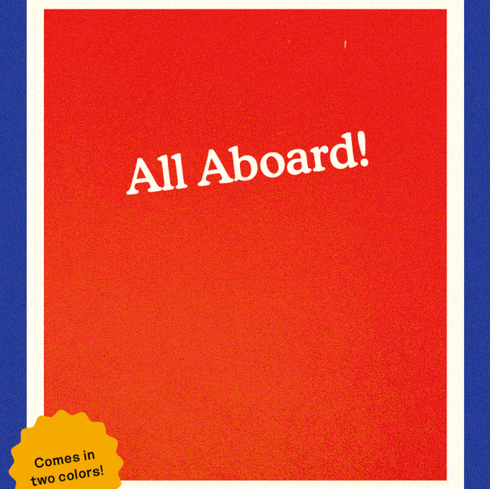 All aboard!