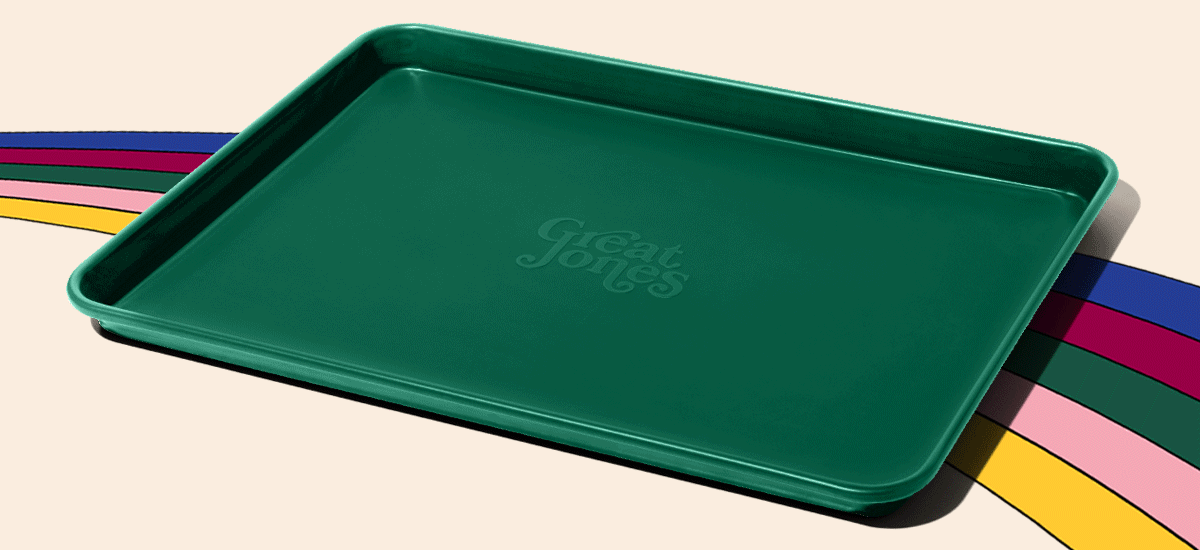 Holy Sheet is back in stock in all colors! Our award-winning, nonstick sheet pans make for quick and drama-free cleanup.