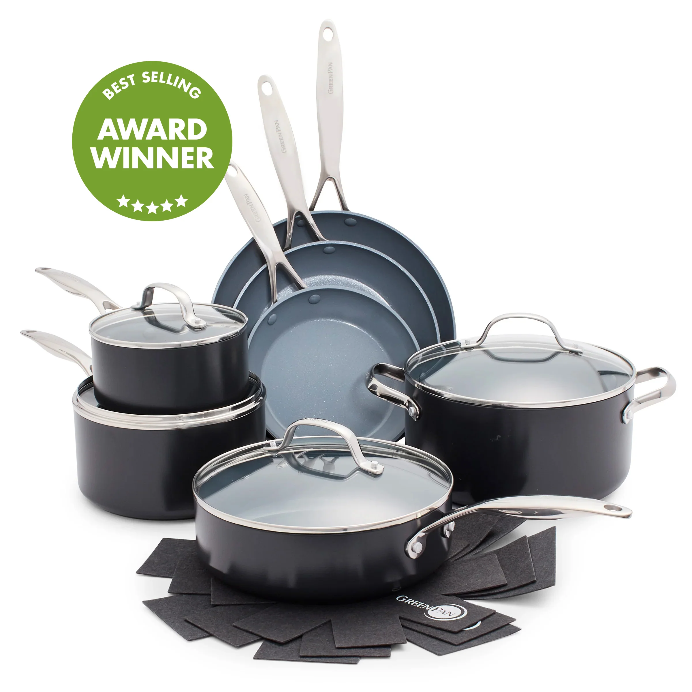 Image of Valencia Pro Ceramic Nonstick 11-Piece Cookware Set
