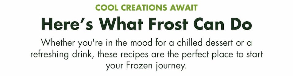 GREENPAN FROST GUIDE