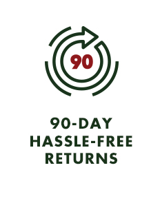 90-Day Hassle Free Returns
