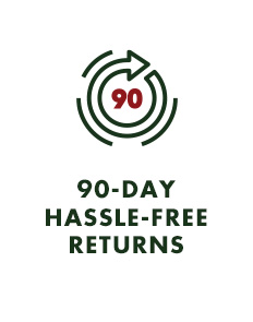 90-Day Hassle Free Returns