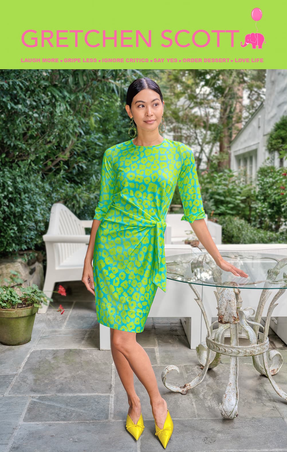 Gretchen Scott - Cinch & Tie Dress - Me Jane - Final Sale
