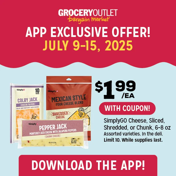 App Only Offer on Cheese!
