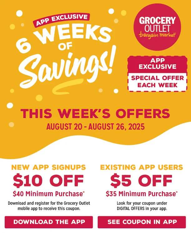 App Exclusive 6 Weeks of Savings