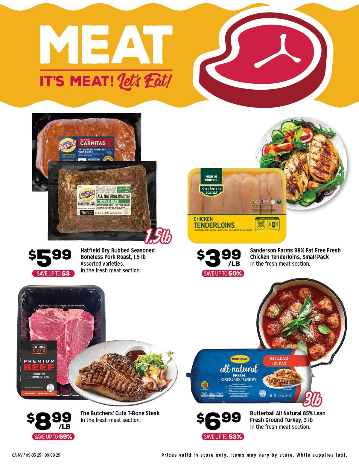 All Fresh for your grill!