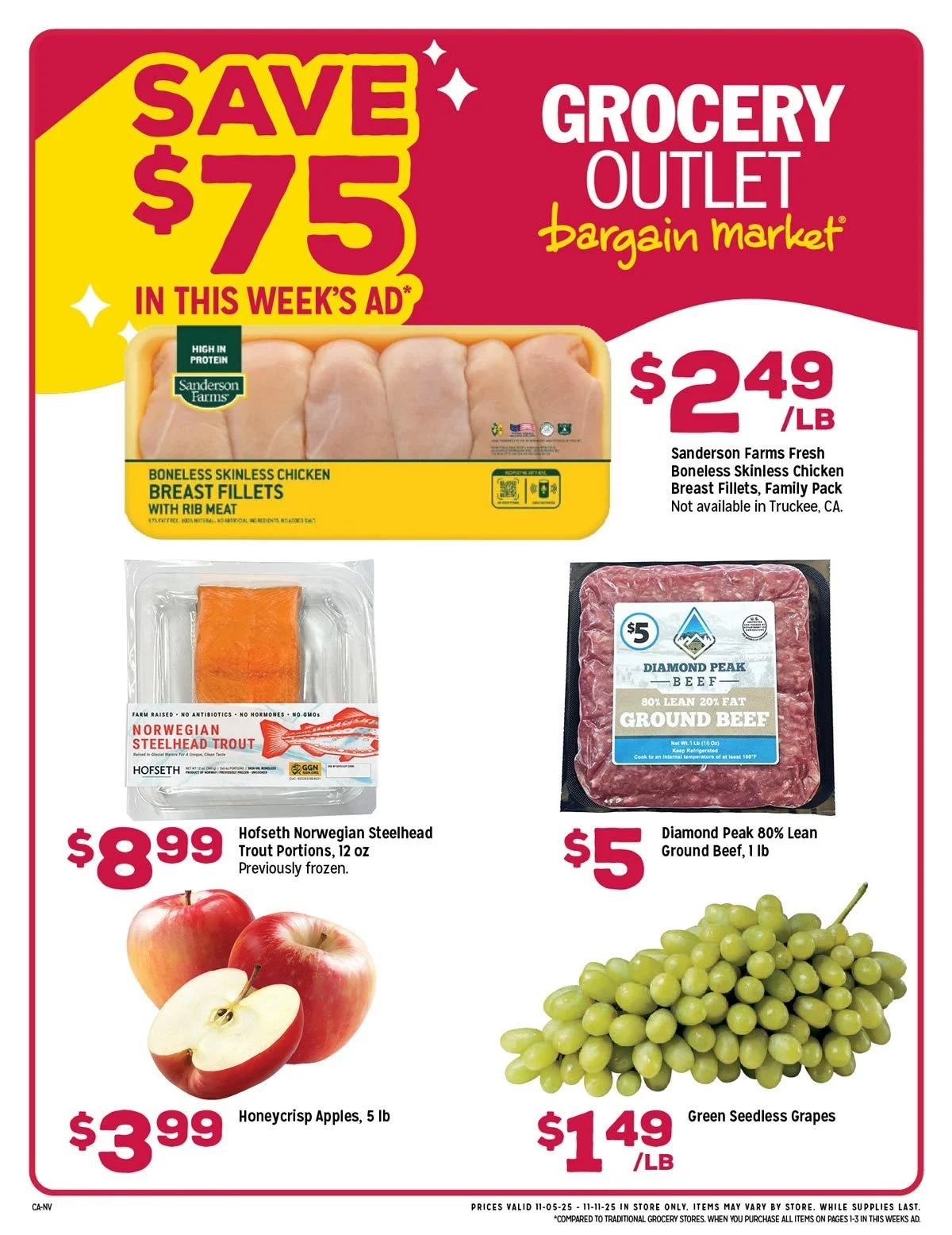 Save BIG this week at Grocery Outlet!