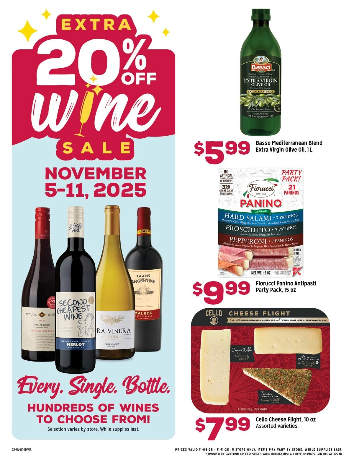 Extra 20% off ALL WINE!