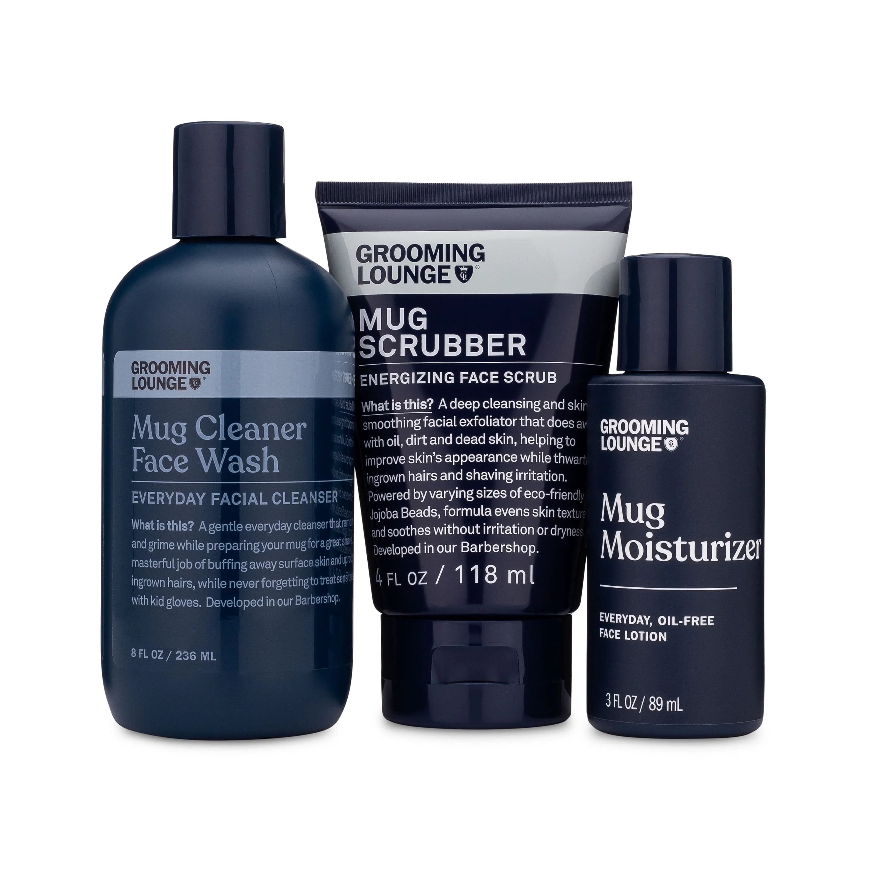 Image of Grooming Lounge Mug Trio Skincare Kit (Save $23)