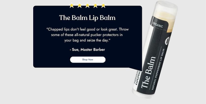 The balm lip balm