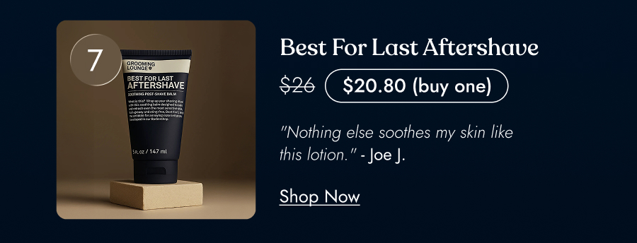 Best For Last Aftershave 