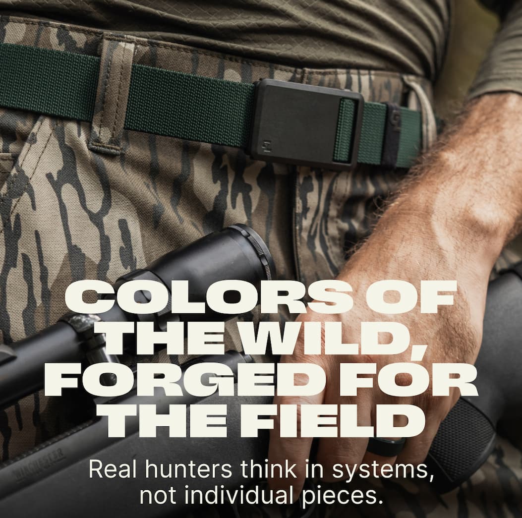Colors of the wild, forged for the field. Real hunters think in systems, not individual pieces.