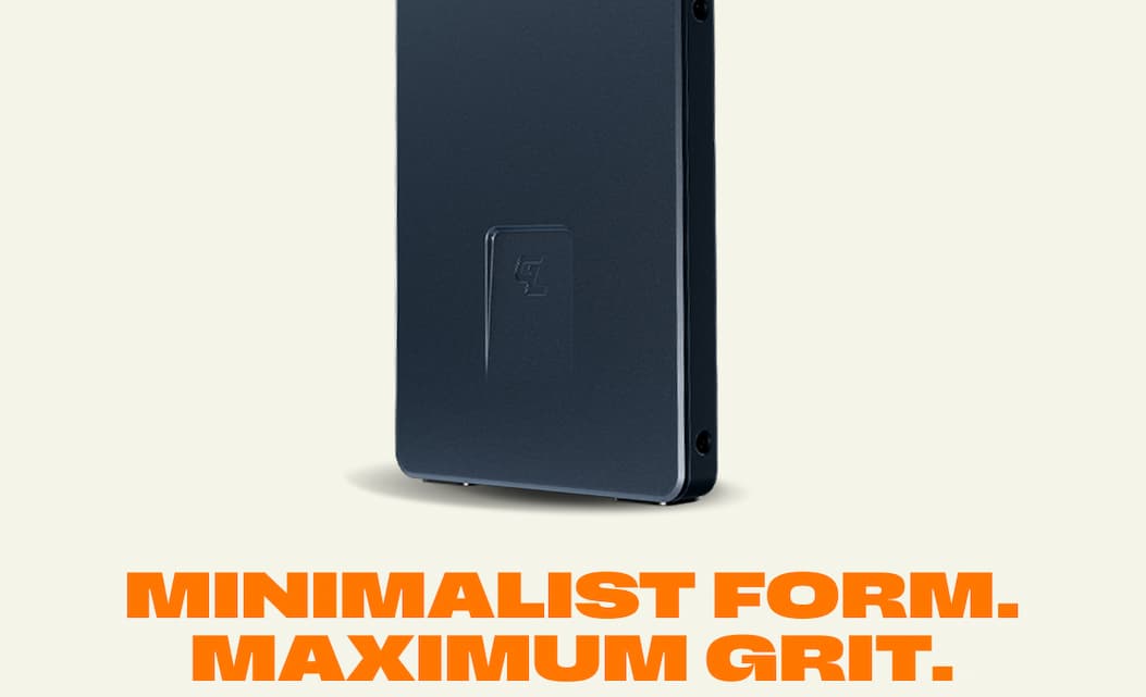 Minimalist Form. Maximum Grit.