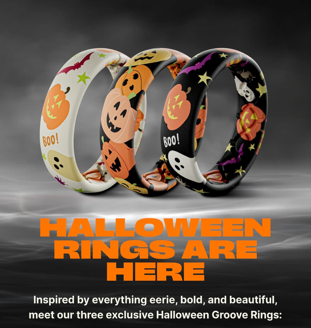 Halloween Rings are Here. Inspired by everything eerie, bold, and beautiful, meet our three exclusive Halloween Groove Rings: