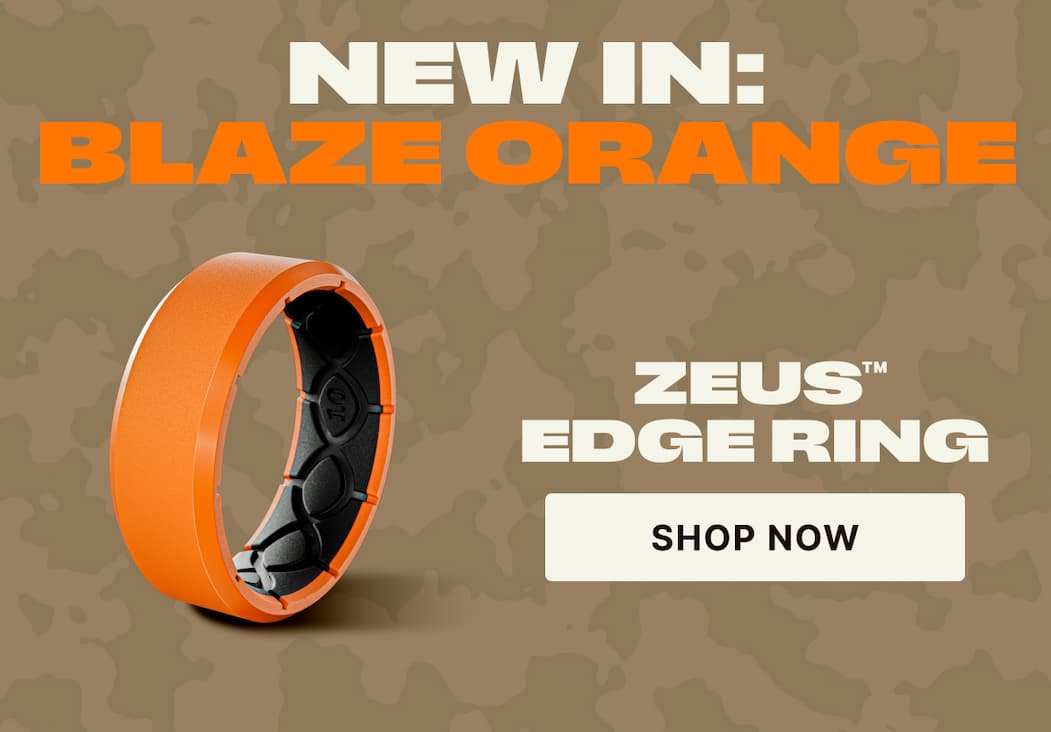 New In: Blaze Orange. Zeus Edge Ring - SHOP NOW