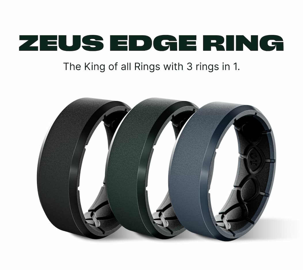 Zeus Edge Ring. The King of all Rings with 3 rings in 1.