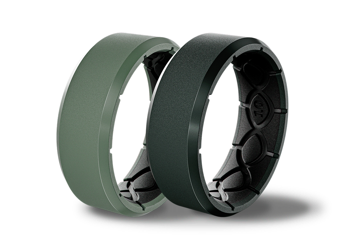 gif of two zeus rings, switching different color options