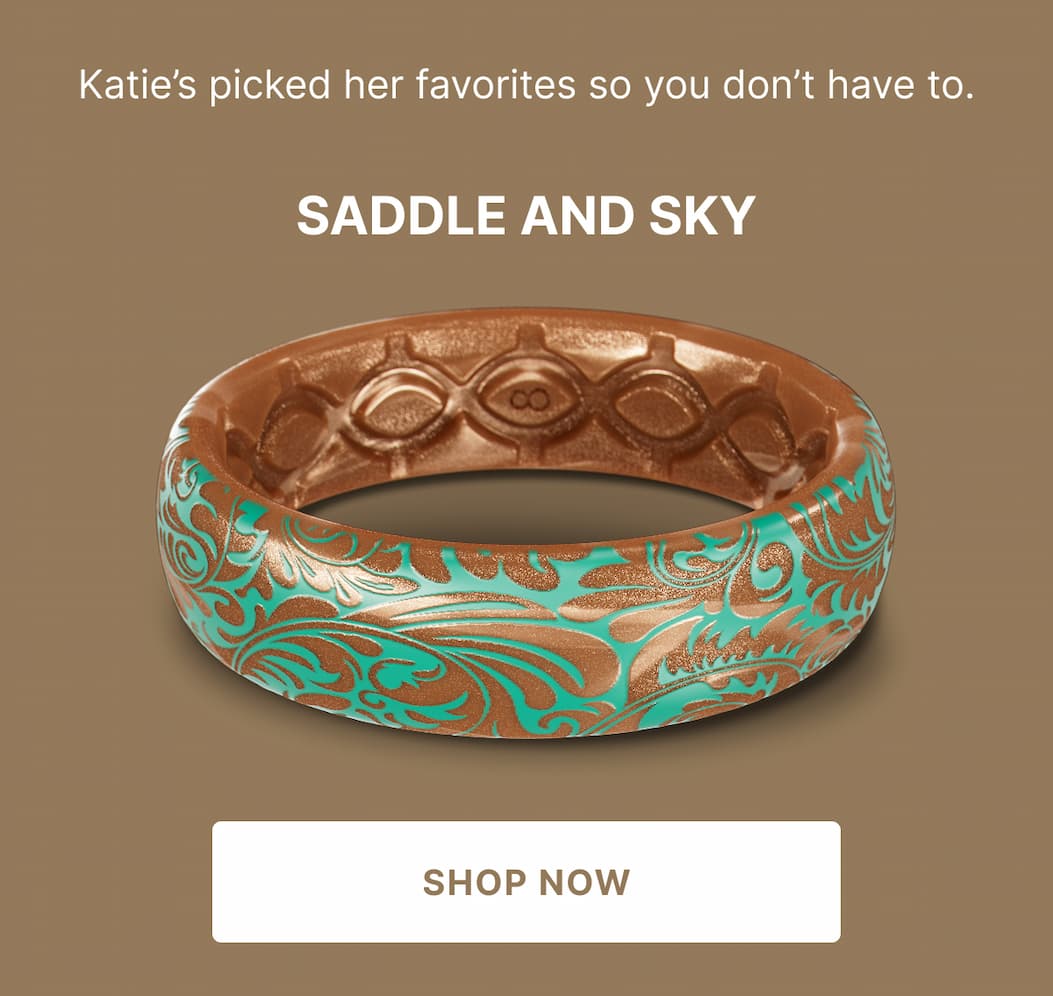 Katie's picker her favorites so you don't have to. Saddle and Sky Ring - SHOP NOW