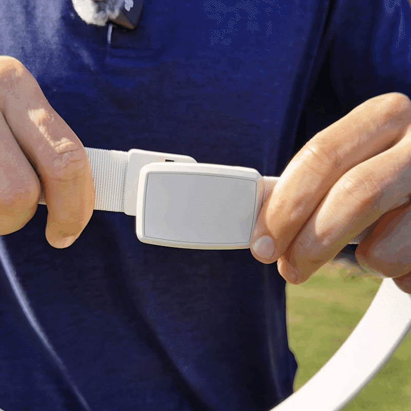 Video of  Ben Kruper testing the Groove Golf Belt Pro.
