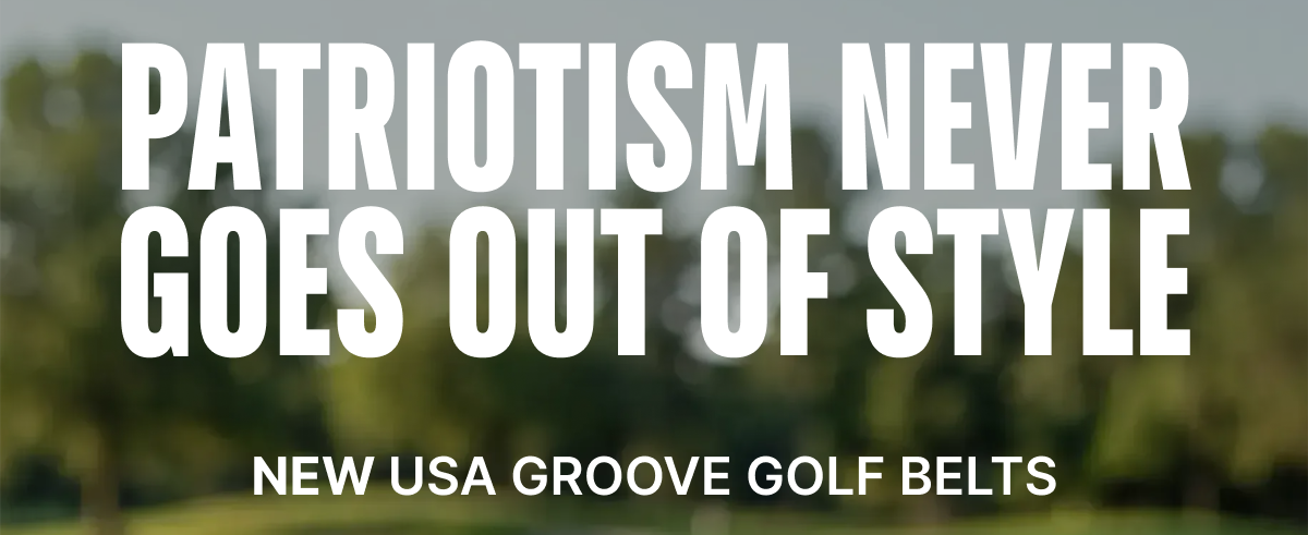 New USA Groove Golf Belt