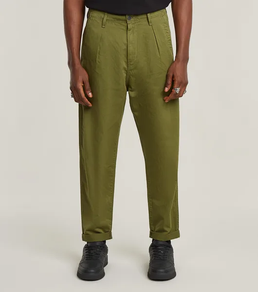 Pleated Chino Relaxed Tapered