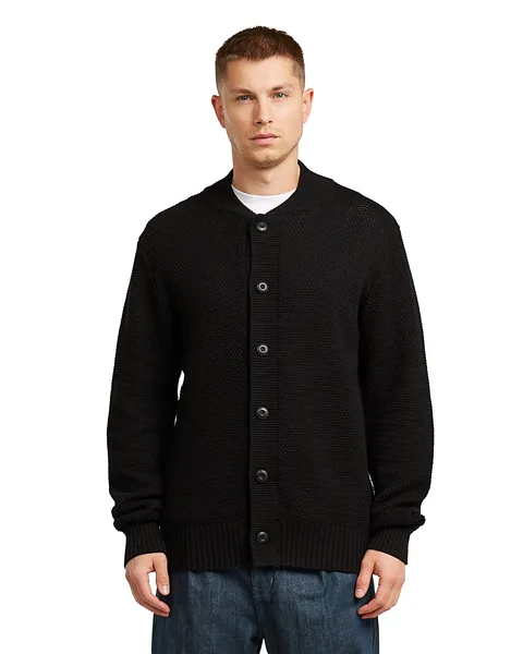 Honey Comb Structure Cardigan Knit