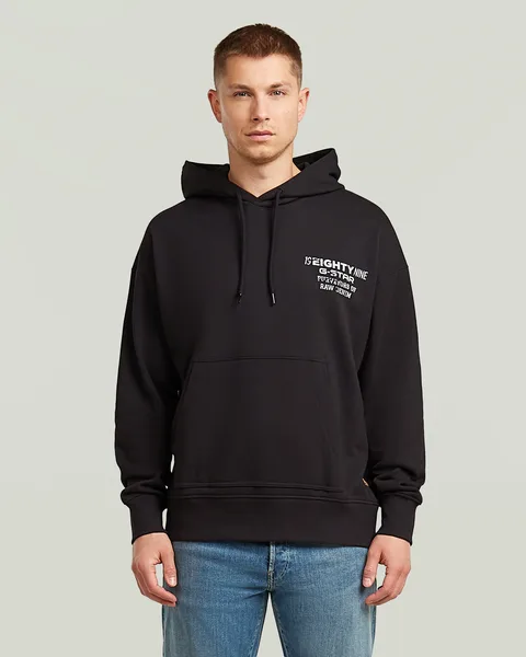 Back Graphic Hoodie Sweater
