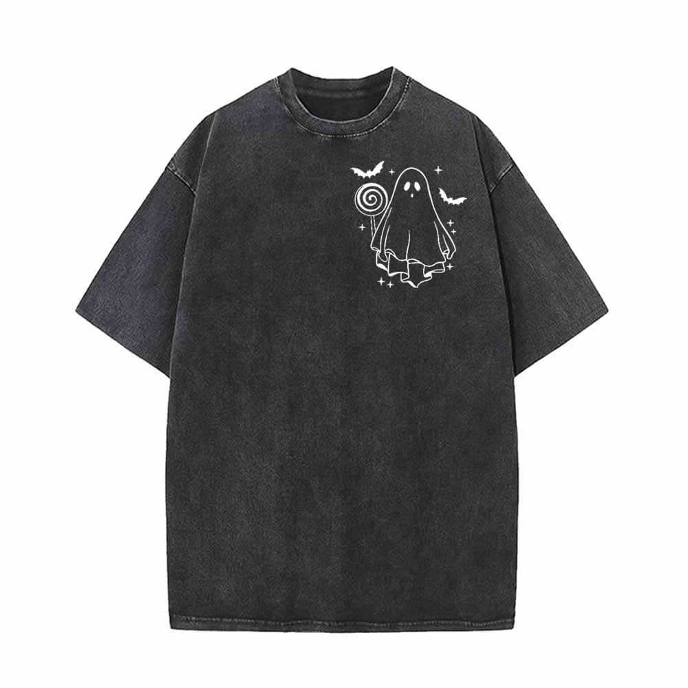 Image of Lollipop Cute Ghost Vintage Washed T-shirt