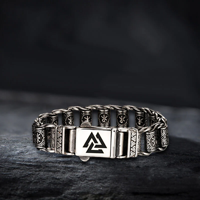Image of Nordic Viking Rune Stainless Steel Bracelet