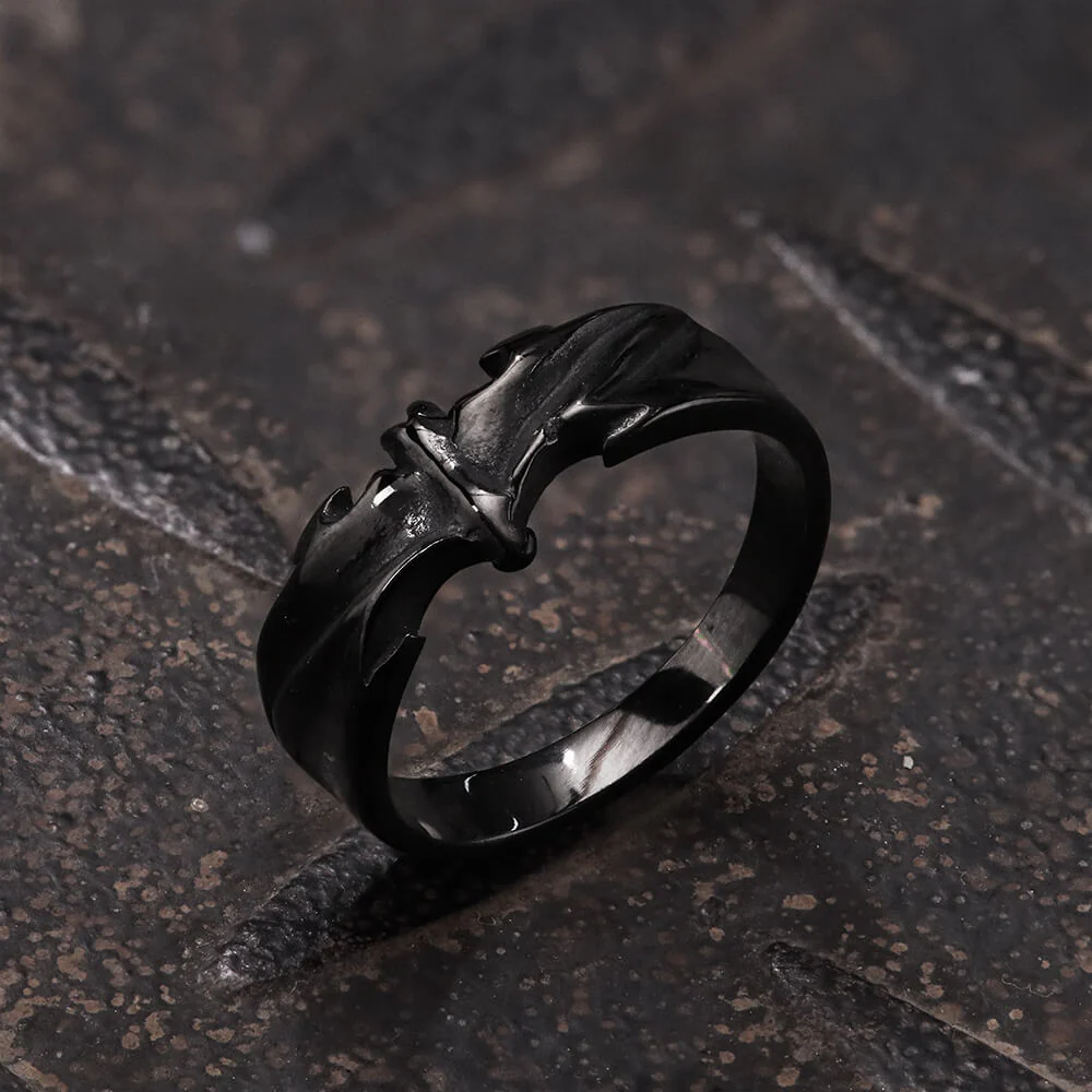Image of Vampire Bat Stainless Steel Ring