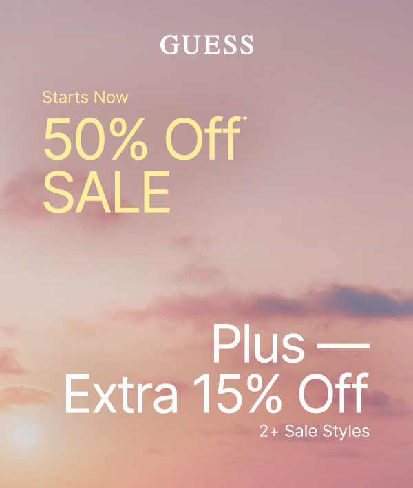 Build & Save STARTS NOW—50% off at our End of Season Sale + take an Extra 15% Off 2+ Sale Styles.