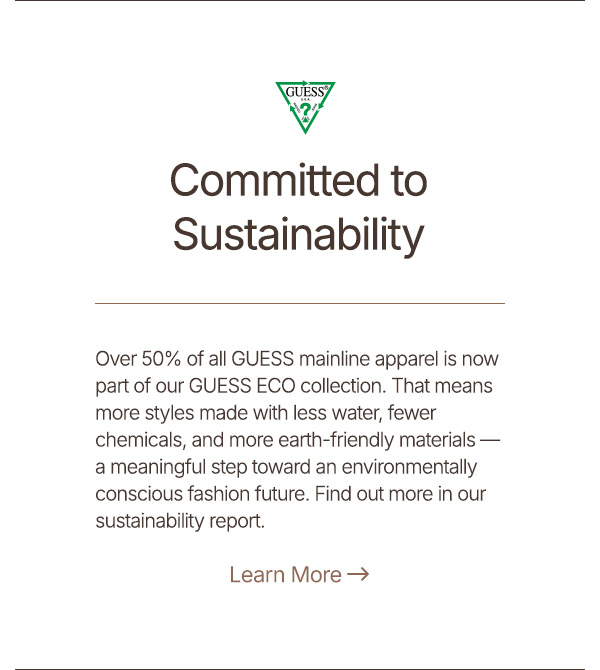 Discover our commitment to sustainability.