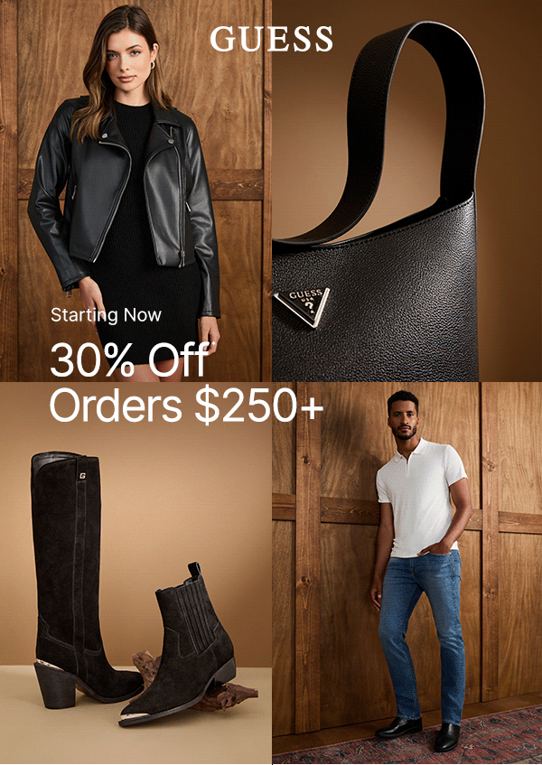Limited Time Offer—Spend $250+ & Save 30% .