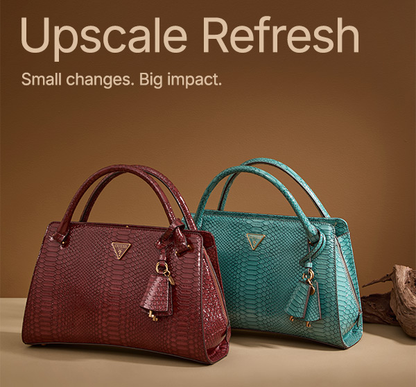 Refresh your look for fall with an upscale handbag. 