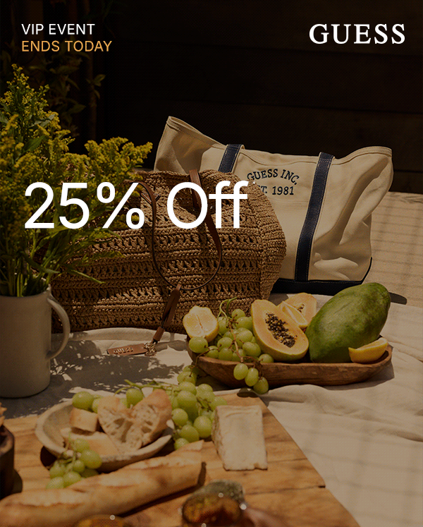 25% Off —VIP Event Ends Today.