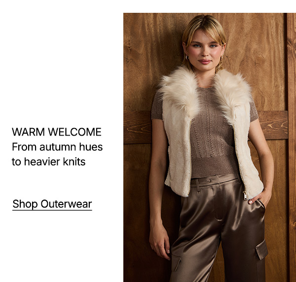 From autumn hues to heavier knits, it’s a warm welcome this fall. 