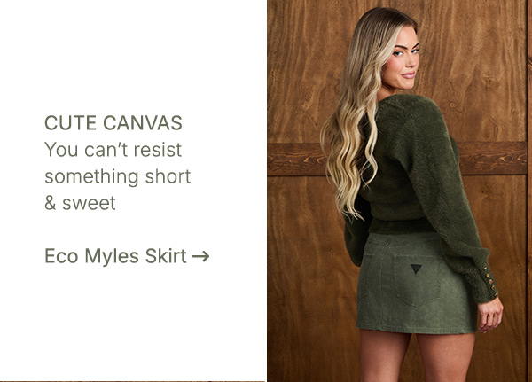 Time to scale up with the pinstriped and posh Eco Zanita Skirt.